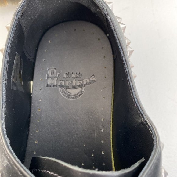 Dr Martens 1461 Stud Wanama Leather Oxford Shoes in Black Size 6 - Picture 7 of 10